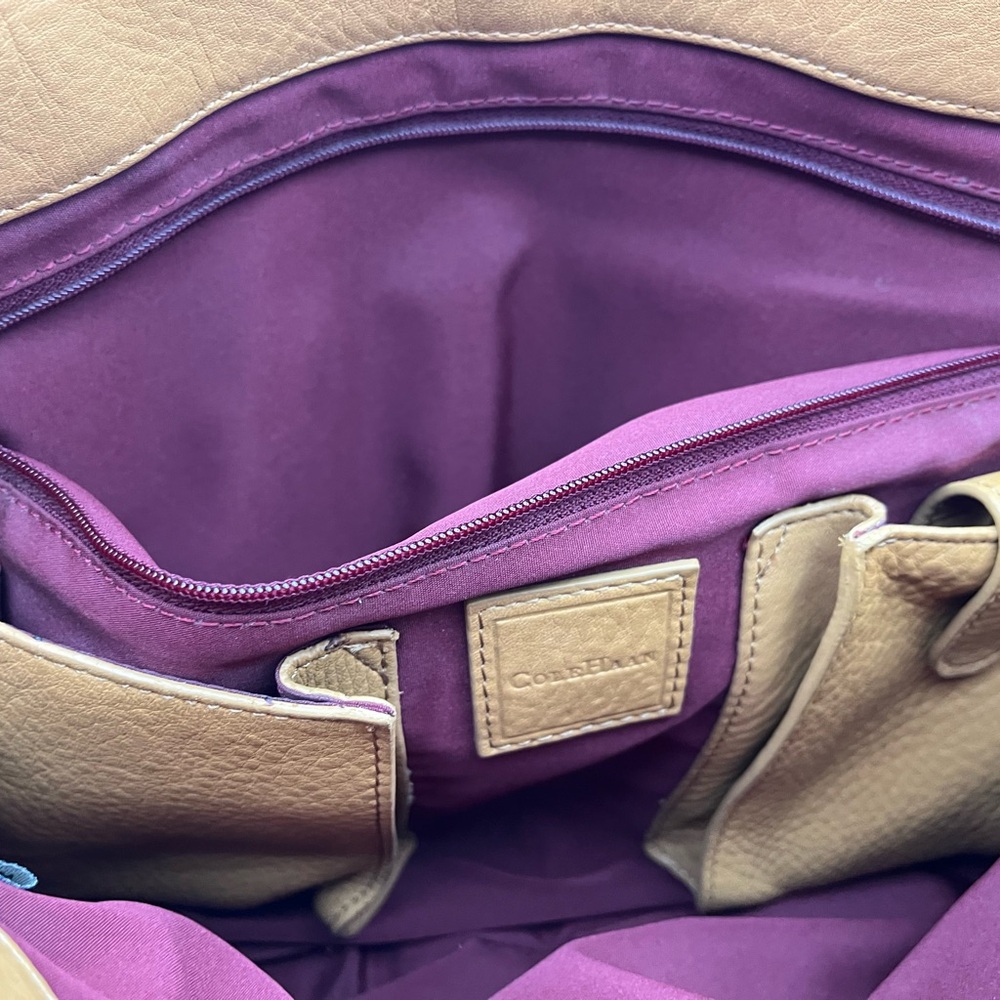 Cole Haan Tan Leather Tote Bag - Picture 6 of 6